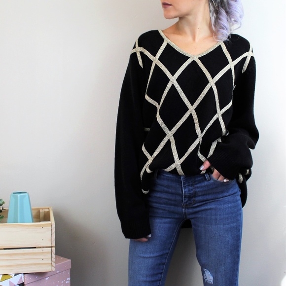BrownStone Studio Sweaters - BrownStone Studion Black V-Neck Sweater
